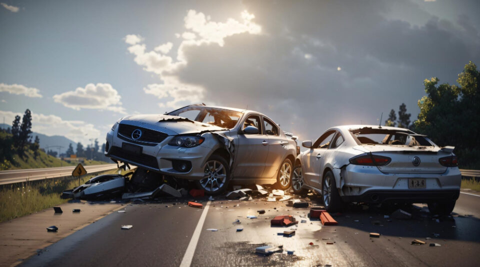 Grave accident de voiture